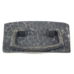 Antika Tarz Dekoratif Pirinç Otantik Dövme Kapı Kulbu - 45x90 Mm, Oksit