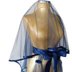 Kına Örtüsü Lacivert Biyeli + 2 Eldiven