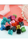 Kırılmaz Renkli Minik Mandal Toka Saç Aksesuarı 30 Adet