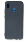 Newface Huawei P20 Lite Kılıf Nano içi Kadife Silikon - Gri