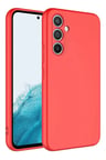 Newface Samsung Galaxy A16 5G Kılıf First Silikon - Kırmızı
