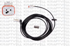 Kraftvoll 05090674 ABS Sensörü Sağ Kampana Tip (5100mm) A Tipi Fıs (Kaporta Bağlantılı) Renault Truck Kerax 4410321500
