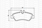 Kraftvoll 07010040 Fren Balatası Arka Sprinter 906 06-Crafter 06-15 2E0698451