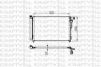 Kraftvoll 08060058 Klima Radyatörü Hyundai Accent Era 1.5 CRDI 06- 