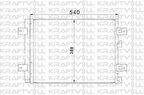 Kraftvoll 08060104 Klima Radyatörü (Kondanser) Dacia Duster Logan II Sandero II Lodgy 1.2-1.4-1.5 DCI 1.5 8200741257