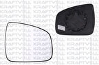 Kraftvoll 09080008 Dış Dikiz Ayna Camı Mekanik Convex Camlı Sağ Logan II-Sandero II 07- 6001549675