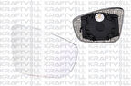 Kraftvoll 09080174 Dış Dikiz Ayna Camı Elektrikli Isıtmalı Sağ Convex Camlı Polo (11-) 6R0857522