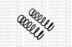 Kraftvoll 15020329 Helezon Yayı Arka Elantra 1.5 1.6 1.8 91-94 5535028205