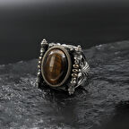 Kaplangözü Gravürlü Gümüş Yüzük