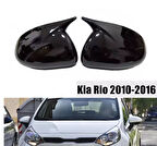 Kia Rio Sinyalsiz Yarasa Ayna Kapağı Piano Black 2012 - 2016