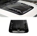 Üniversal Kaput Üstü Dekor Havalandırma Vent Parlak Siyah