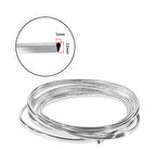 U Tip Geçmeli Krom Nikelaj Şerit Krom Geniş 3 Metre