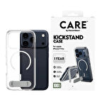 Panzerglass by Care iPhone 17 Pro KickStand Standlı Magsafe Kılıf Şeffaf