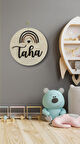 El Yapımı Ahşap İsim Yazılı Kapı Dekoru - Bebek ve Çocuk Odası Kapı Süsü