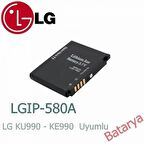 LG Ku990 Batarya LG Ke990 Lgip-580A  Uyumlu Yedek Batarya