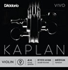 DADDARIO KV313 KEMAN TEK TEL, KAPLAN VIVO, 4/4, D-(RE), MEDIUM