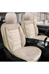 UNİVERSAL KZY Zebra Extra Bej  Seat Leon 1999-2006 Uyumlu Oto Koltuk Kılıfı