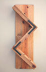 KUZELA  Ahşap Duvar 6'lı Şaraplık