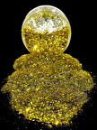 Epoksi Glitter Sim 50 Gr Kalın Mikron Parlak Gold