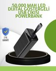 Ultra Güçlü 50.000 Mah Powerbank – Led Ekranlı, Çoklu Bağlantı Seçenekli, Akıllı Koruma Sistemli Şar