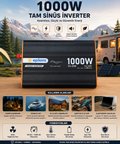 1000w Tam Sinüs İnverter 12v Ac Çevirici | Sessiz Fanlı, Usb Çıkışlı, Araç Karavan Tekne Solar Uyuml