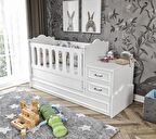 Kartopu Country Büyüyen Beşik Beyaz - Tamamı 1. Kalite Mdf