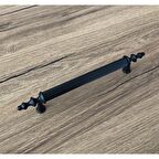 KOLDOOR Mat Siyah Çekmece Dolap Kulpları Mobilya Mutfak Kulpu160 Mm