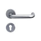 Hastane Tipi Paslanmaz Saten Rozetli Yale Kapı Kolu 1 Takım