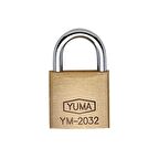 Yuma Sarı Pirinç Asma Kilit 32 Mm YM 2032
