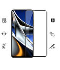 Poco X4 Pro İle Uyumlu Kırılmaz Cam 9D Tam Kapatan Süper Glass