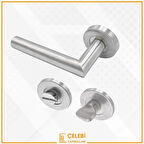 L KOL PASLANMAZ WC KAPI KOLU