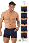 Özkan 11226 5'li Paket Erkek %95 Pamuklu Likralı Süprem Kumaş Esnek Rahat Boxer Şort