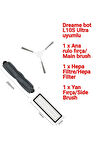 Dream e bot L10S Ultra uyumlu fırça filtre yedek parça aksesuar