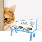 Kedi Mama ve Suluk kabı çelik 2'li Kase