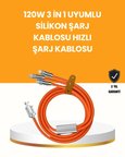 Çoklu Cihaz Dostu 120 w Hızlı Şarj Kablosu – Tek Kablo İle Her Cihaz Elinizin Altında