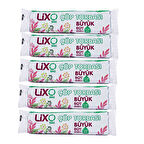 Büyük Boy Çöp Poşeti (65 x 80 cm) 10 Lu Rulo x 5 Paket Çöp Torbası Mavi 50 Litre