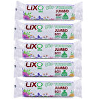 J500 Jumbo Boy Çöp Poşeti (80 x 110 cm) 10 Lu Rulo x 5 Paket Çöp Torbası Siyah 90 Lt