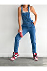 Kadın Denim Bahçıvan Tulum 