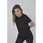 Lucky Life Kapşonlu Slim Fit T-shirt - Siyah