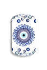 Nazar Boncuğu Mandala Pet Tag Small 2 x 3,5 cm