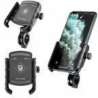 Motosiklet Bisiklet Telefon Tutucu Gidon ve Ayna Aparatlı