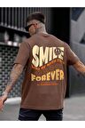 Unisex Smile Yazılı Tshirt
