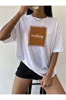 Unisex Welling Yazılı Tshirt