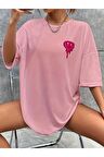 Unisex Smile Baskılı Tshirt