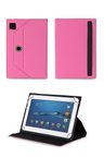 Velvoria Acer Iconia W511P-NT.L0TEY.002 10.1" Tablet Uyumlu Standlı Üniversal Kapaklı Pembe Tablet Kılıfı