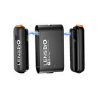 LENSGO 318C Mini İkili Kablosuz Yaka Mikrofonu