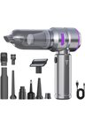 Lf-6122 4'ü 1 Arada Çantalı Araç İçi Süpürge El Süpürgesi 16000PA Güçlü Çekim Fırçasız Motor