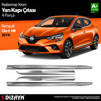 S-Dizayn Renault Clio 5 Krom Yan Kapı Çıtası 4 Prç. 2019 Üzeri