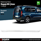 S-Dizayn Peugeot Rifter Krom Bagaj Alt Çıtası 2019 Üzeri