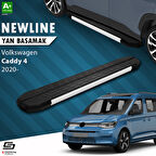 S-Dizayn VW Caddy 4 NewLine Aluminyum Yan Basamak 193 Cm 2020 Üzeri A+ Kalite